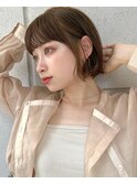 【MINX清水】ミニボブ　外ハネ　耳掛けボブ