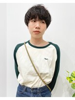 スプリング ウシワカマル(SPRING@ushiwakamaru)&nbsp;・ラフパーマ×マッシュショート