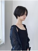 暗髪/ハンサムショート/前下がり/吉祥寺/イルミナカラー