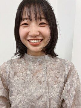 キー(kii) レイヤーカット ボブヘア 福岡 天神 薬院 20代