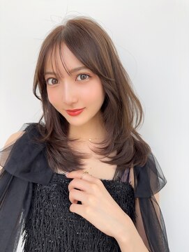 アフロートリノ(AFLOAT Leino) 大人可愛い 顔まわりカット 前髪カット レイヤーカット#