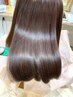 【最高級の絹髪へ】カット+アルカリ酸熱トリートメント（髪質改善）