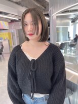 ジーナリア(Xena ria)&nbsp;《袴田》タッセルボブ/オリーブ/センターパート