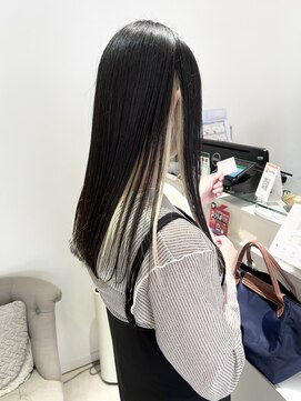 バブ バイネオリーブ(Bab by neolive) インナーカラー　ホワイト　ホワイトグレージュ