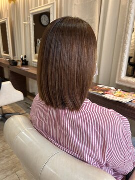 ヘアデザインスペース イチエ(hair design space i chi e) 伸ばしかけのあなたにおすすめ!美髪ストレートミディアム