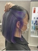 blue × lavender