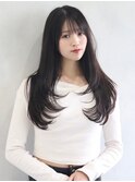 ナチュラルベージュ_ヨシンモリ_顔周りレイヤー_レイヤーカット