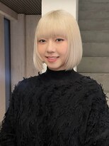 プネル 渋谷(PUNEL)&nbsp;ハイトーンボブ/ブロンド/ハイトーンブロンド［YURI]