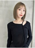 ショート ボブ インナーカラー 韓国風5611