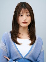 ガリカ 横浜(Gallica) 前髪あり髪質改善カット柔らかいマロンベージュカラー