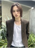 メンズボブウルフメンズミディアムレイヤーカットメンズウルフ