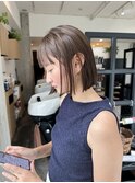 切りっぱなしボブ