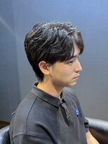 ビーダンディー(Bee dandy)&nbsp;ビジネスツーブロックショートウルフ ナチュラルセンターパート