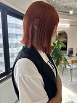 フェイヴィーズ(FavyS)&nbsp;ハイトーンオレンジカラー　心斎橋美容室