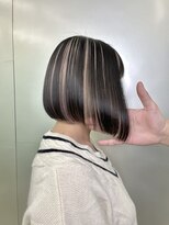マックス フォー ヘアー(MAX FOR HAIR) 綺麗なラインのボブ×インナーカラー◎