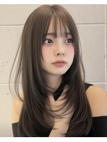 hum 立川【ハム】髪質改善・酸性ストレート・縮毛矯正 ココアベージュ/オリーブグレー/小顔/黒髪[立川/髪質改善]