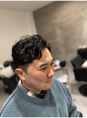 メンズカット+ミックスパーマ