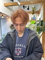 ミモザワークス(Mimosa Works)&nbsp;1ブリーチでピンクベージュ