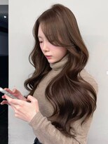 エル バイ アンキシム(elu by AHNKISM)&nbsp;ワンホンレイヤー顔まわり韓国ロングレイヤー