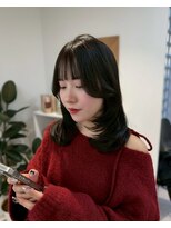 ザシェノンウメダ(THA CHAINON UMEDA) イメチェン/ピンクベージュ/アンブレラカラー/前髪/心斎橋