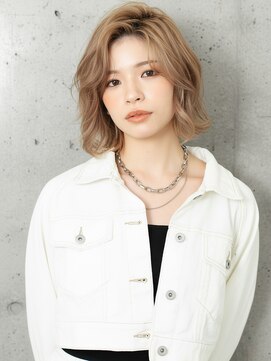 ニューヨークニューヨーク マザーズ イオン大日店(NYNY Mothers) 韓国風ｘシースルーバングｘハイトーンｘブリーチｘレイヤー