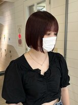 リヨン 錦糸町(Lyon)&nbsp;ミニボブ／ボルドーカラー