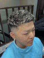 スタンドバーバー 柏(STAND BARBER)&nbsp;波巻きツイストスパイラル/リバースセンターパート/柏/柏駅