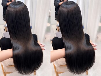 アンドットエス 銀座(and.S)の写真/《銀座》美髪縮毛矯正×髪質改善◇ダメージレスな薬剤で毛先までナチュラルな艶・柔らか美髪に♪[東銀座]