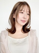 ファナ ブルーム(fha-na bloom)&nbsp;☆ 韓国風 ミディアムレイヤー シースルーバング☆イメチェ