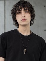 ロビー 青山(ROBBY)&nbsp;メンズミディアムパーマ/カーリーマッシュ/マッシュウルフ