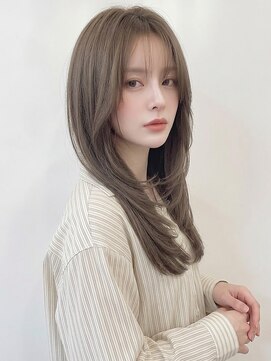 カバーヘア ブリス 上尾西口店(COVER HAIR bliss) 秋ブリーチなしカラー小顔ハイレイヤーアッシュベージュp上尾