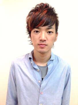 ヘアー キュート(hair CUtE) 遊びごころ満載の大胆カラーアシメショート!