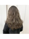 【Dolce心斎橋】バレイヤージュ/グレージュ/波ウェーブ