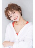 Aimee フリンジショート×モカベージュ