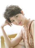 ふんわりレイヤーが可愛い小顔ショート