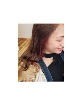 エスヘアーメイク(S Hair Make) パープルピンクインナーカラー