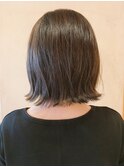 【morio鶴瀬】外ハネ切りっぱなしボブ