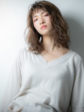 カバーヘア 上尾西口店(COVER HAIR) 大人可愛いバレイヤージュ小顔エアリーミディw上尾20代30代40代