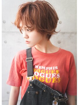 カライング(ing) 大人可愛い20代30代40代黒髪前下がりひし形小顔ボブ丸みショート