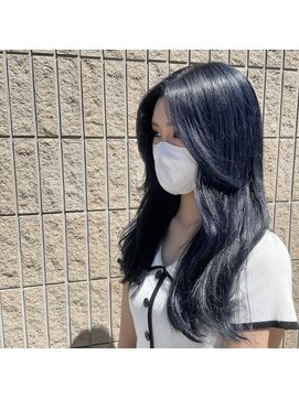 ノーム バイ アウラ(norm. by aura) ブルーブラックダブルカラーインナーカラーケアブリーチ