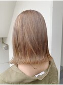 ＊ショートボブミニボブダブルカラー髪質改善イルミナ新百合ヶ丘