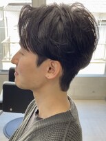 フイ 代々木(Hui)&nbsp;メンズ/アップバング/ツーブロックマッシュ/束感ショート/波巻き