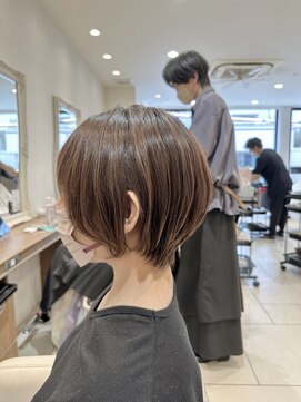 アッシュ 大泉学園店(Ash) 髪質改善縮毛矯正×ショートボブ【Ash大泉学園　横山】