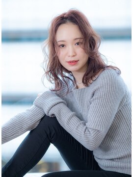 ユニックス モザイクモール港北店(UNIX) 【UNIX港北】プチウルフセミディ#暖色カラー#ウルフヘア