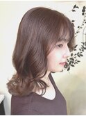 愛されミディアム×ココアブラウン