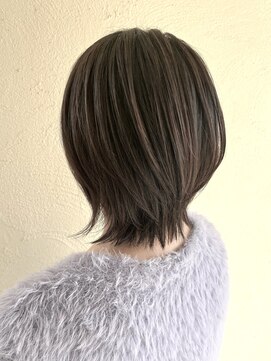 キャパジャストヘアー(CAPA just hair) 小顔ウルフレイヤーボブくびれ大人ボブ