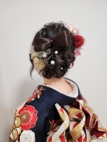 美容室アール&nbsp;成人式アップスタイル