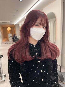 天神美容室 『福岡美容室/ayana』ケアブリーチで作る艶ハイトーン!