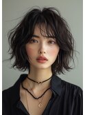 くしゃっとボブ
