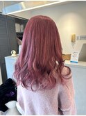 ローズピンク 池袋iブリーチカラー/ピンクカラー/